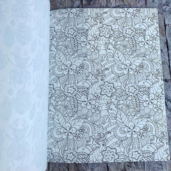 Botanical Wonders Color Art for Everyone Adult Coloring Book Inc Leisure Arts - Picture 8 of 9